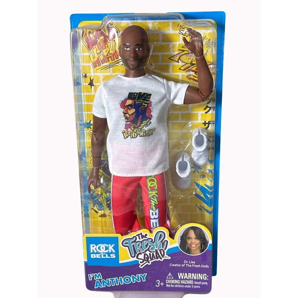 The Fresh Dolls Rock The Bells Anthony Male Fashion Doll With Hip Hop Outfit
